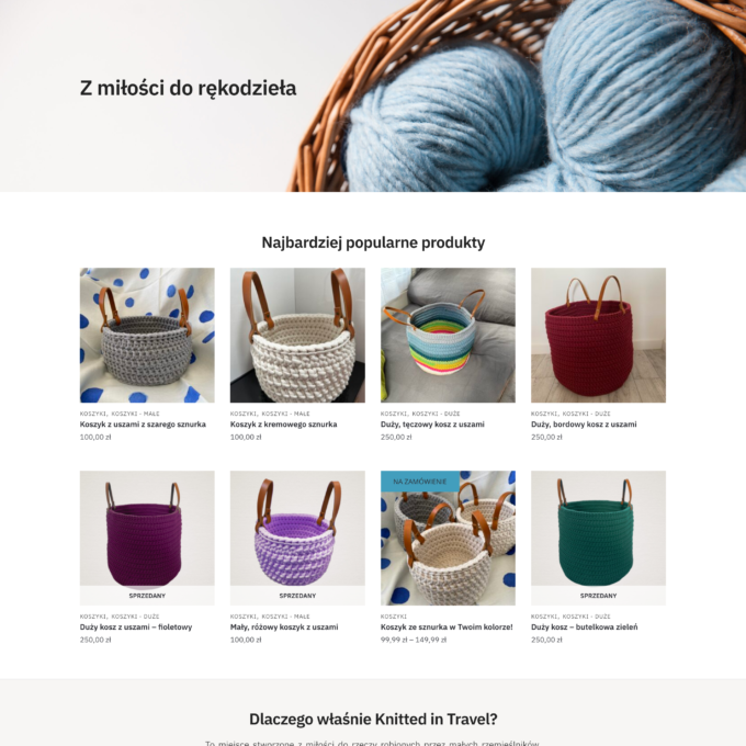 Knitted in Travel – business site