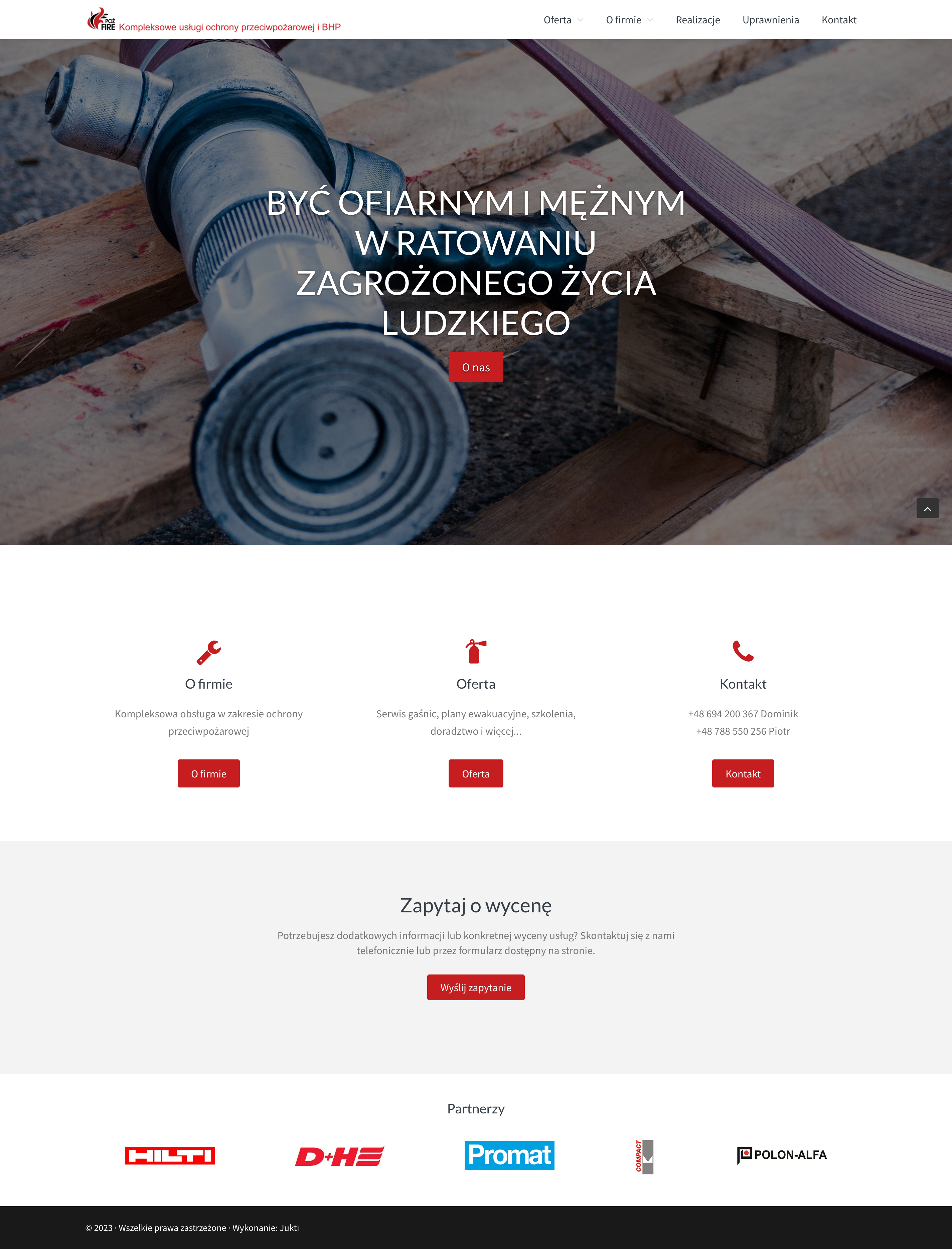 POŻFIRE – business site
